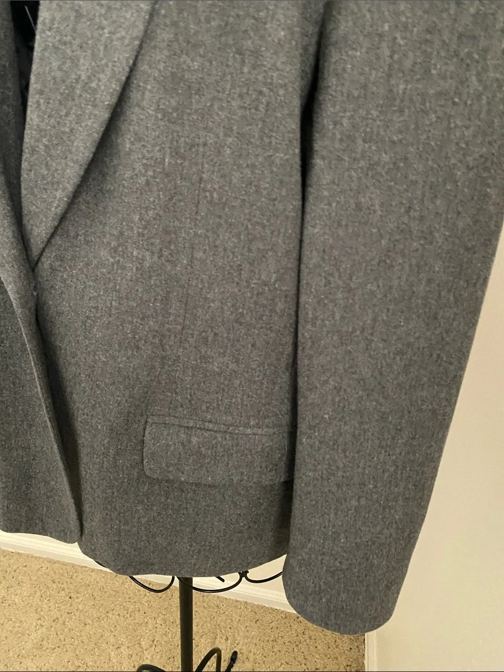 Vintage Pendleton Gray Women's Tailored Wool Blazer